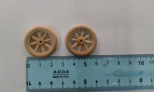 Coppia ruote legno diametro - ruote,