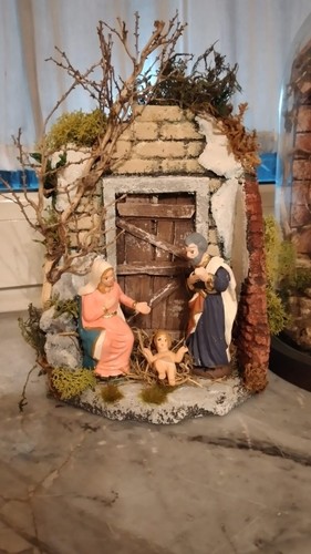 Presepe campana vetro - in,